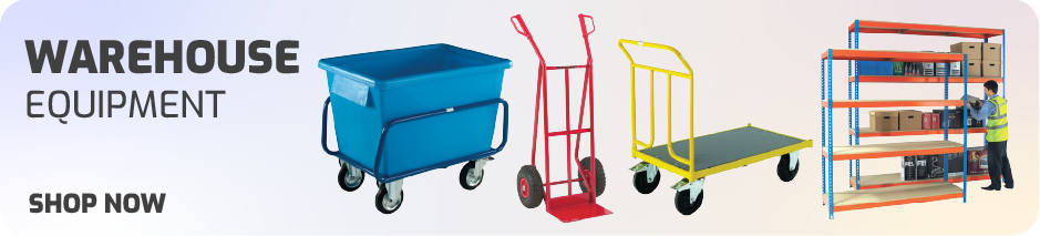 Banner linking to warehouse equipment page